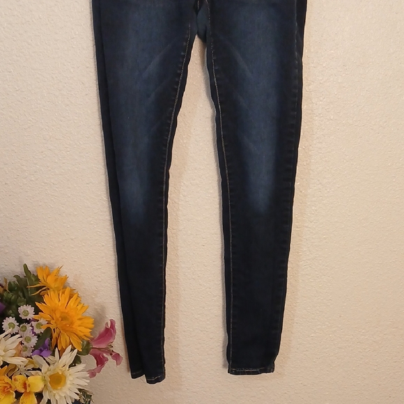 VIP Women's Midnight Blue Skinny Jeans - Picture 2 of 5